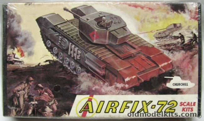 Airfix 1/76 Churchill Mk. VII Tank - Craftmaster Issue, M5-49 plastic model kit